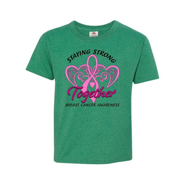 Stronger Together Youth/'s T-Shirt Breast Cancer Awareness Shirts